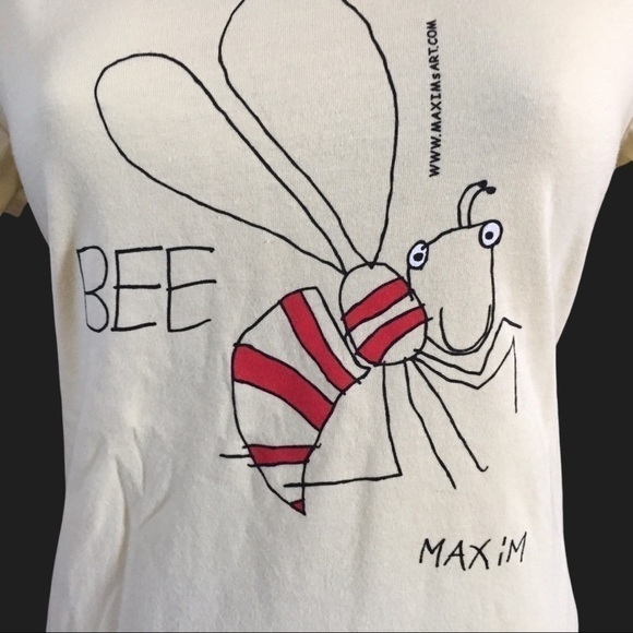 hyp from Maximsart Bee yellow t-shirt silkscreen - Picture 3 of 3